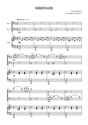 Serenade | Schubert | Bassoon duet and piano
