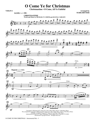 O Come Ye For Christmas (Medley) - Violin