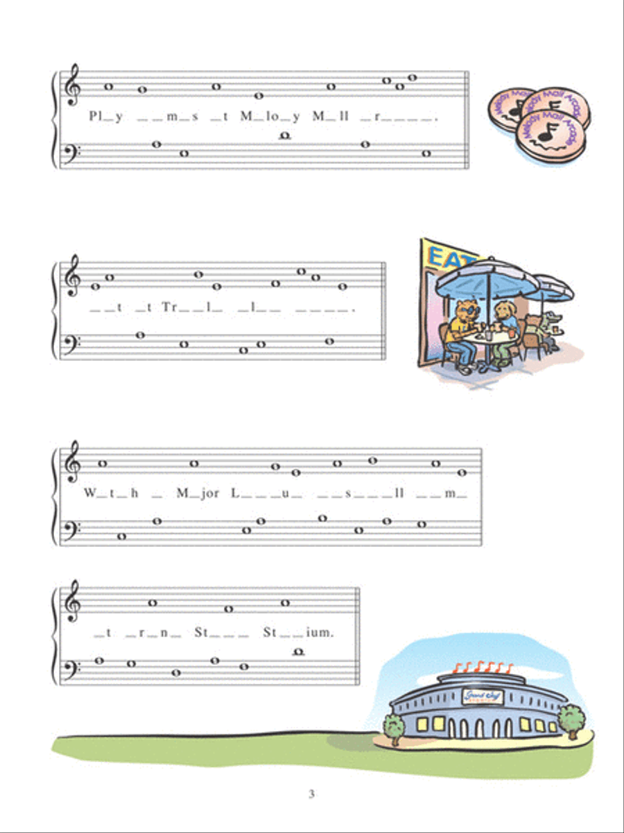 Notespeller for Piano, Book 3 Piano Method scores gallery preview page 3
