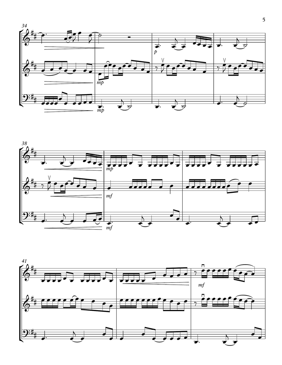 Sunflower String Trio scores gallery preview page 5