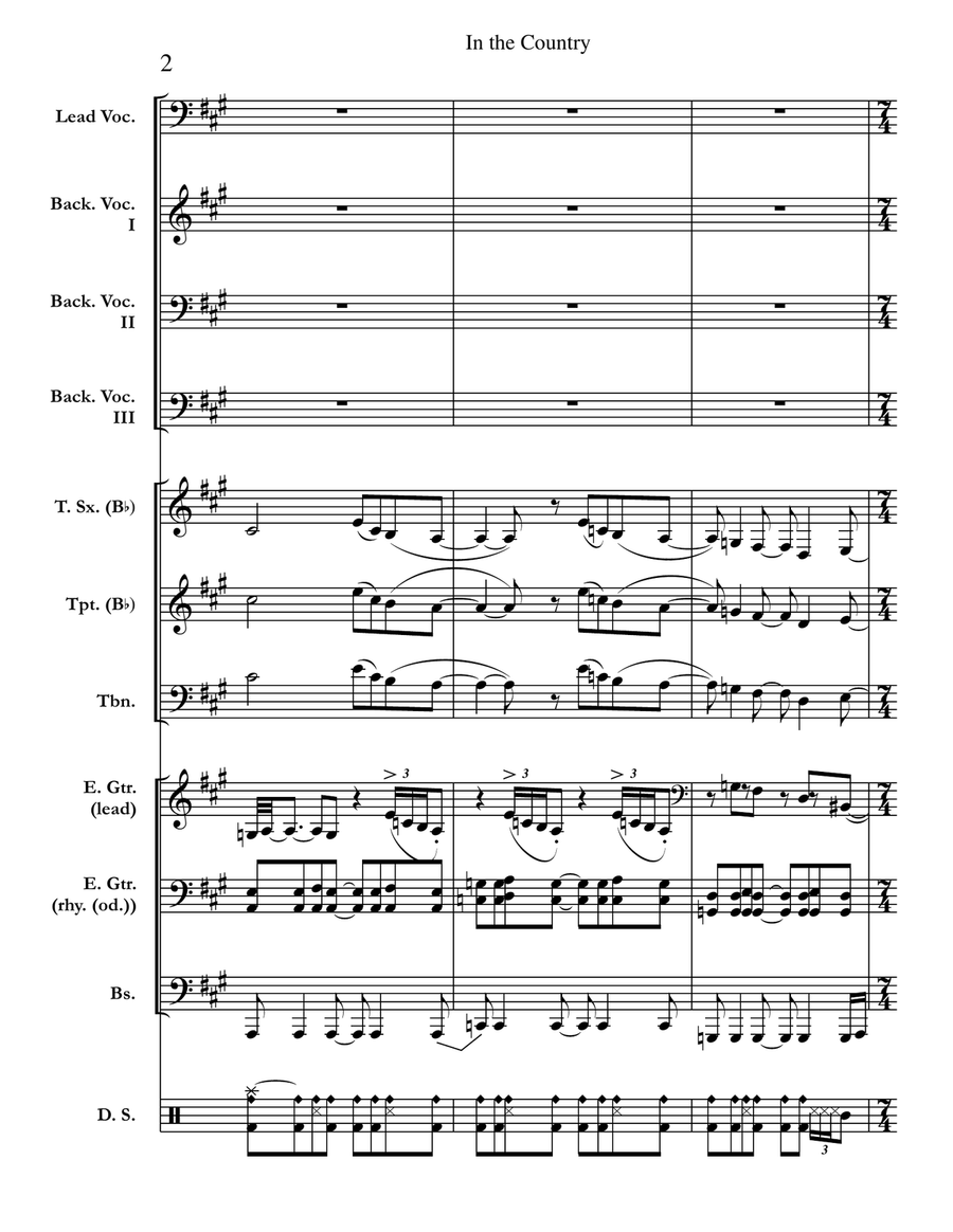 In The Country Small Ensemble scores gallery preview page 2