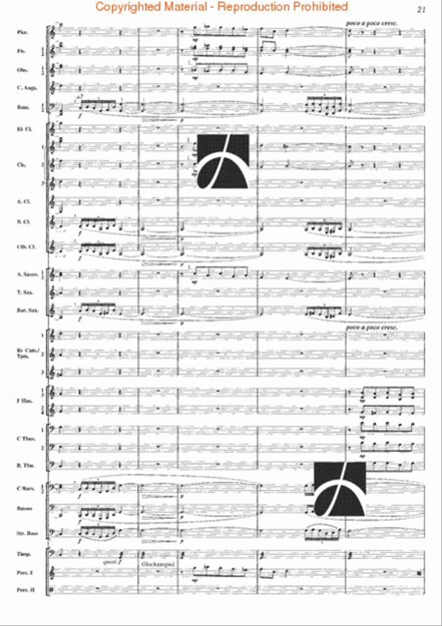 Homage Concert Band scores gallery preview page 20