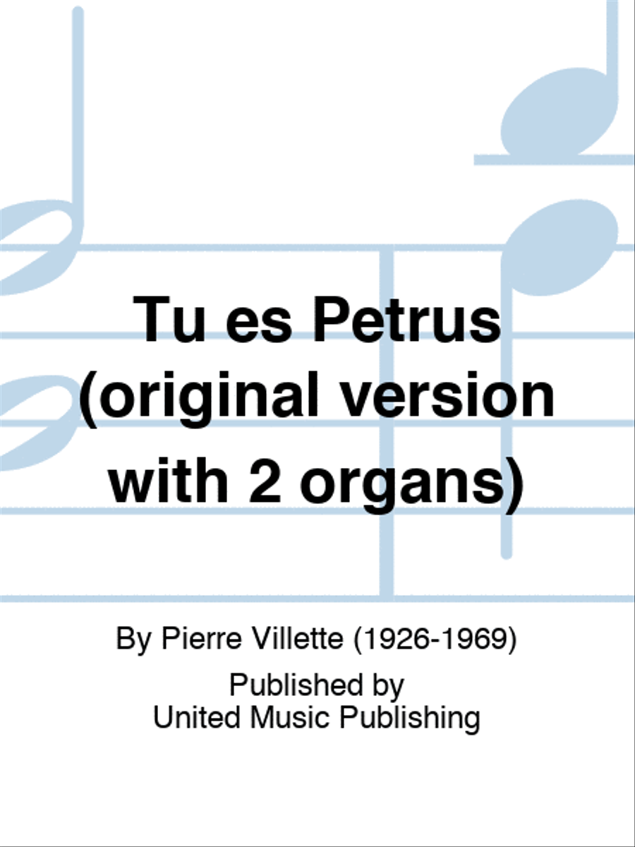 Tu es Petrus 4-Part scores gallery preview page 1