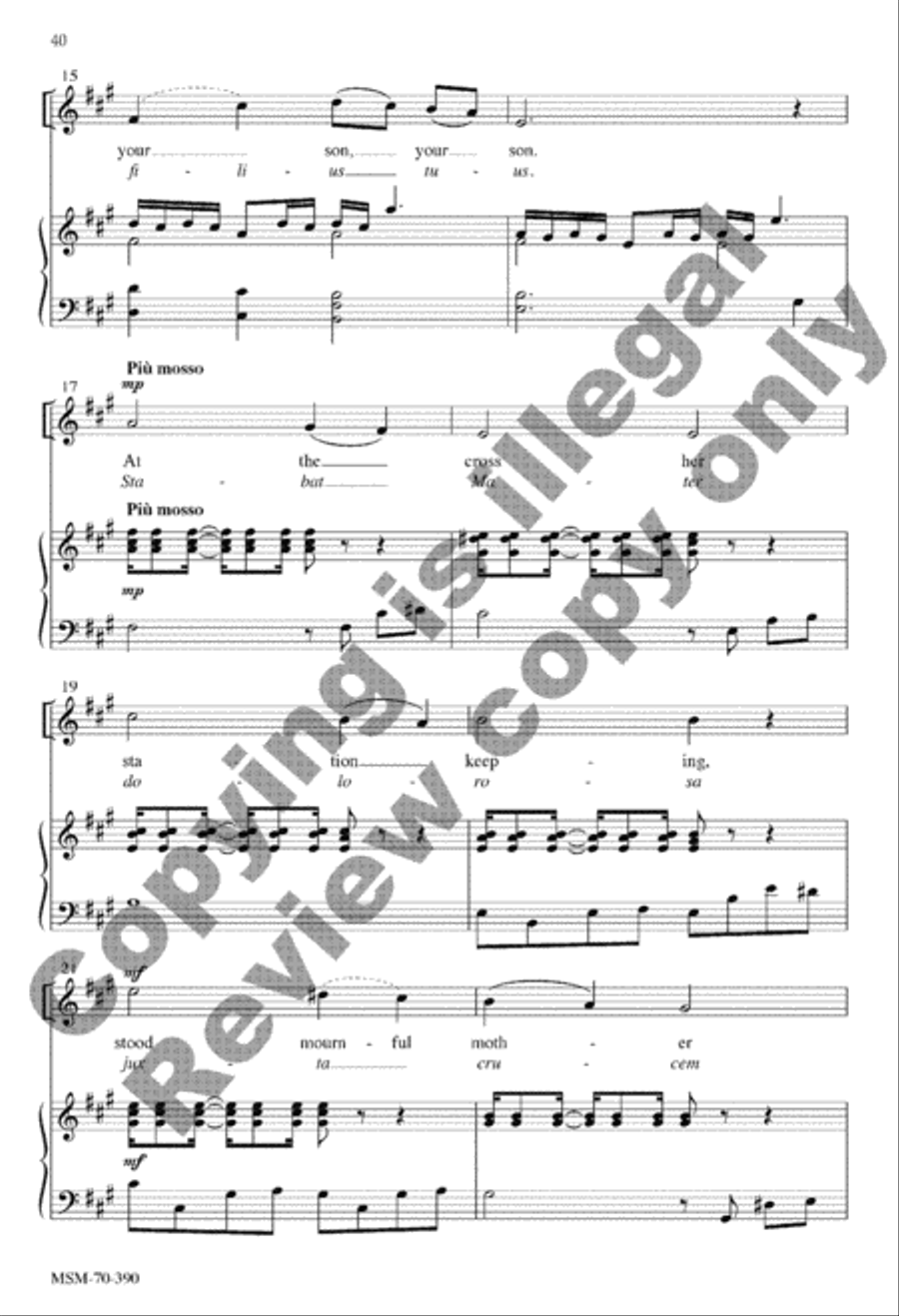 Seven Last Words Seven Last Words 4-Part scores gallery preview page 18