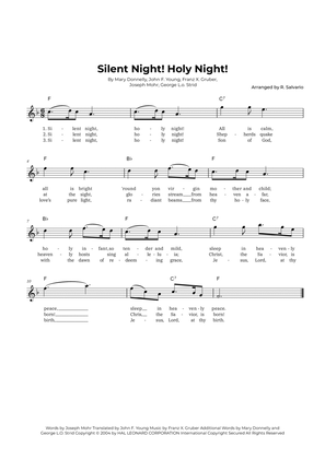 Book cover for Silent Night! Holy Night! (Key of F Major)