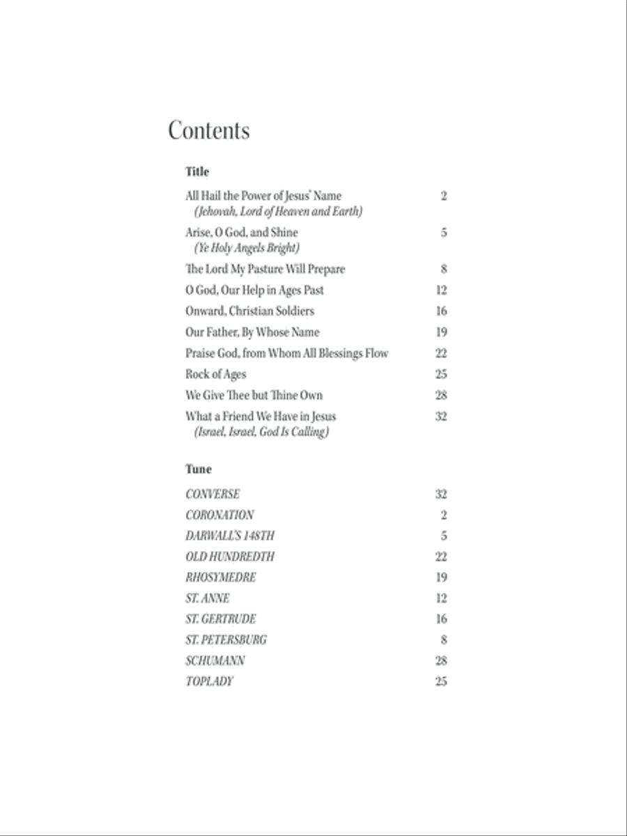 Arise and Shine Organ scores gallery preview page 1