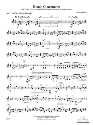 Rondo Concertante: Solo 2nd Violin