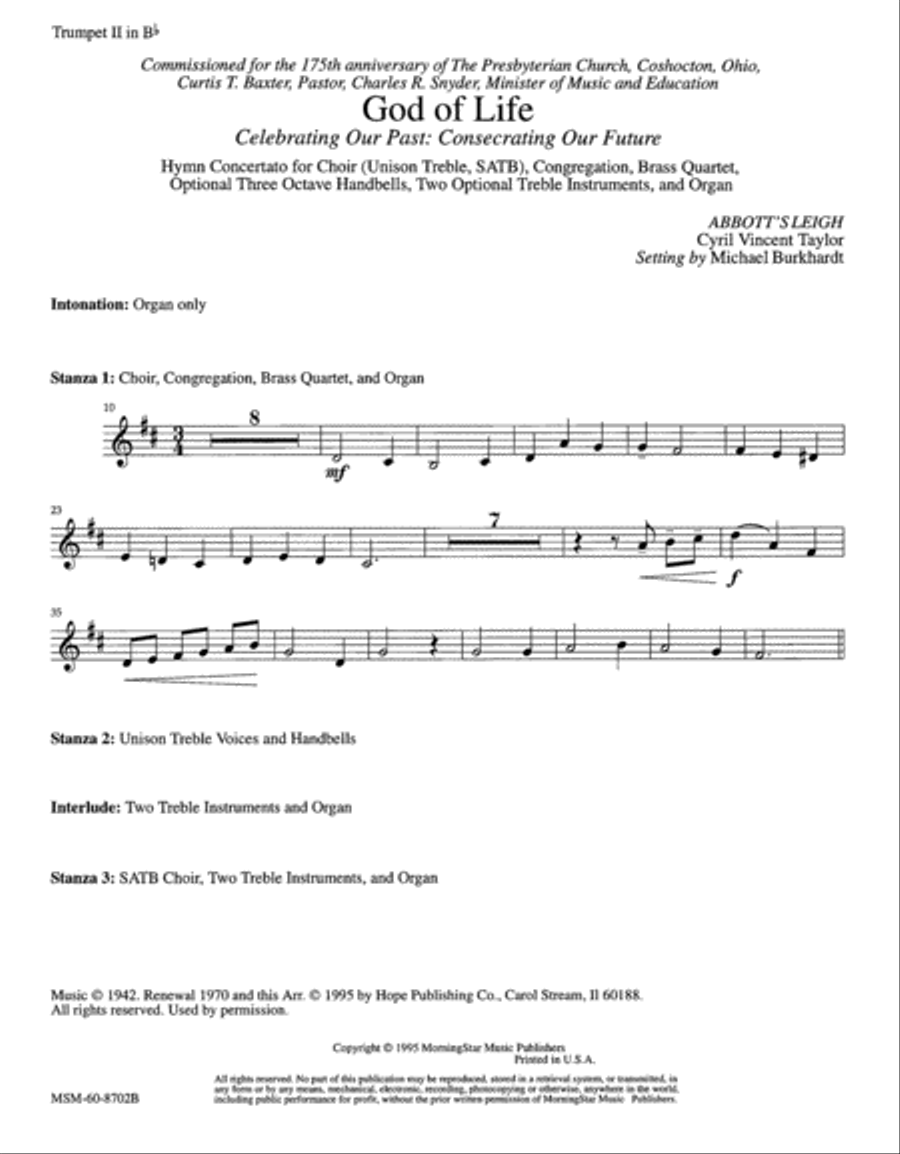 God of Life Choir scores gallery preview page 3