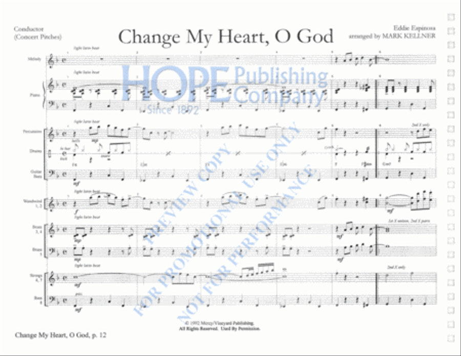 Praise Him with Instruments Orchestra scores gallery preview page 16