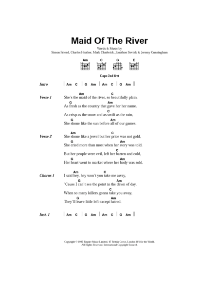 Maid Of The River
