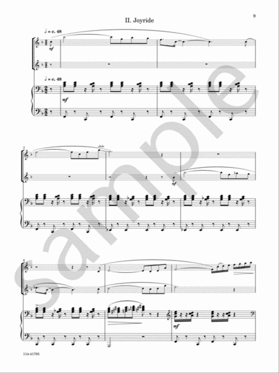 Accident Prone Accident Prone Flute Duet scores gallery preview page 6