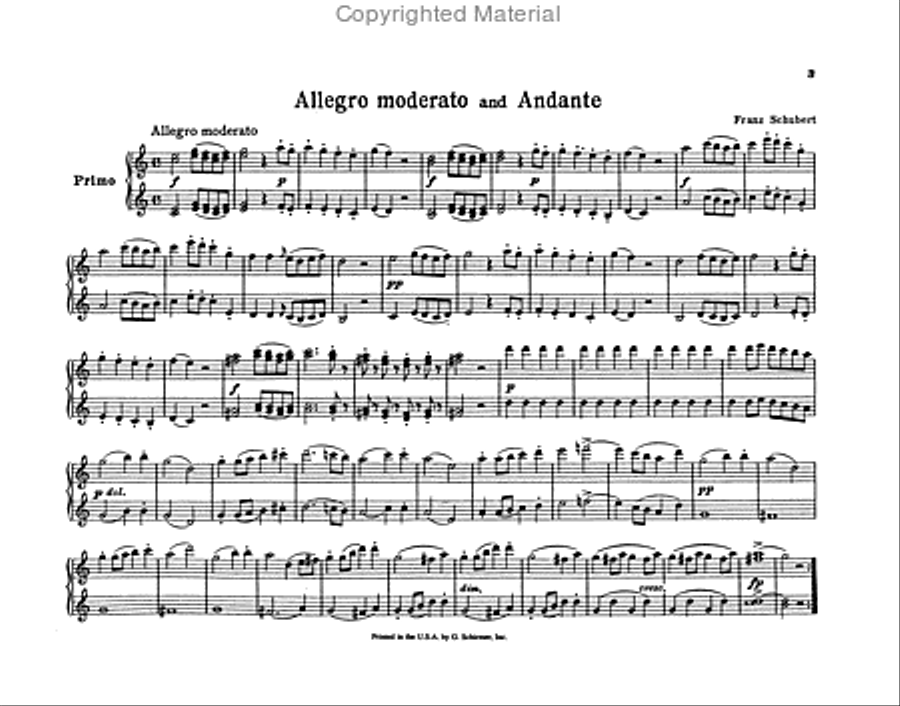 Original Compositions for Piano, 4 Hands – Volume 1 (A Selected Group) Piano Duet scores gallery preview page 3