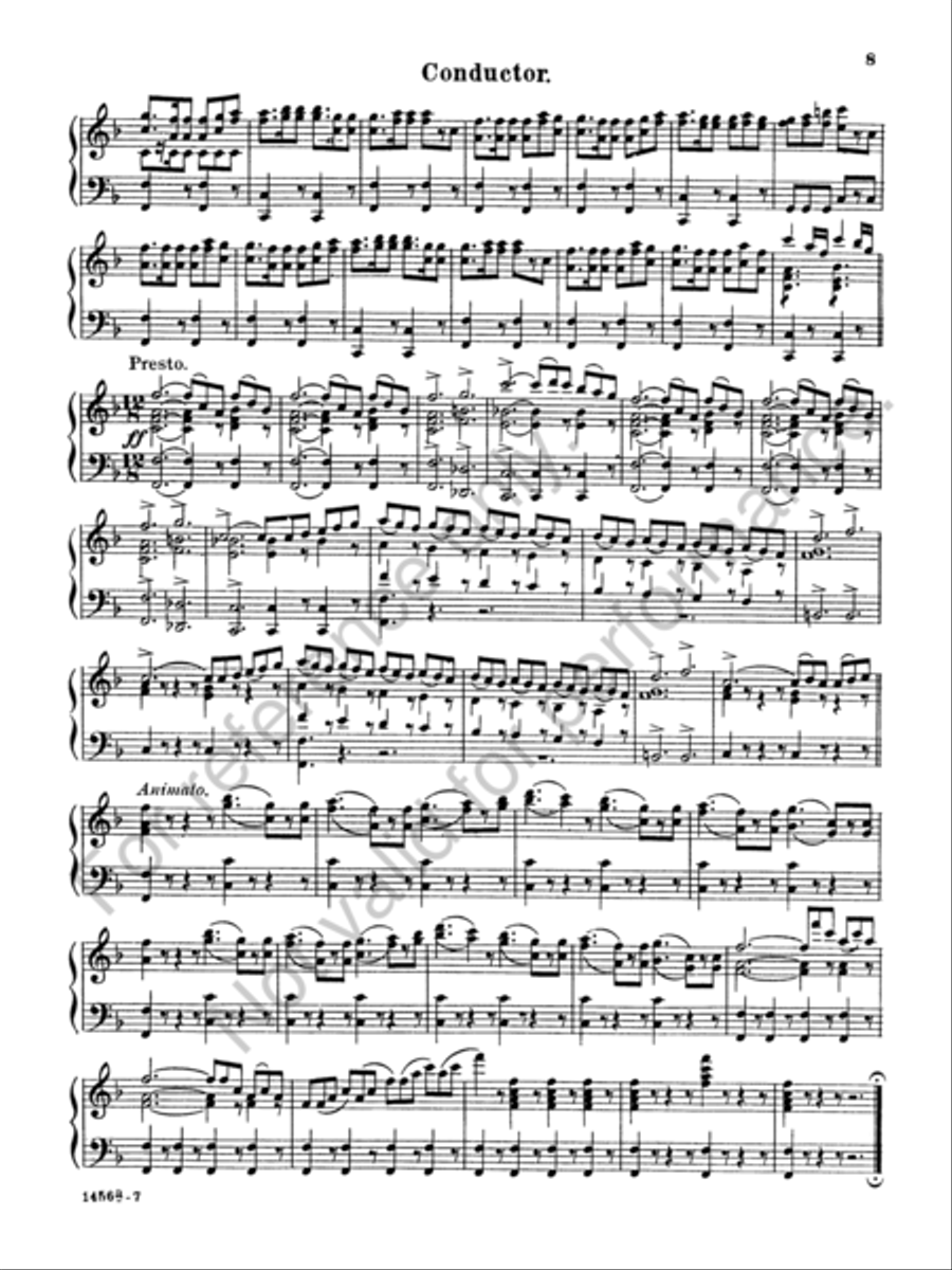 Fra Diavolo Overture Concert Band scores gallery preview page 10