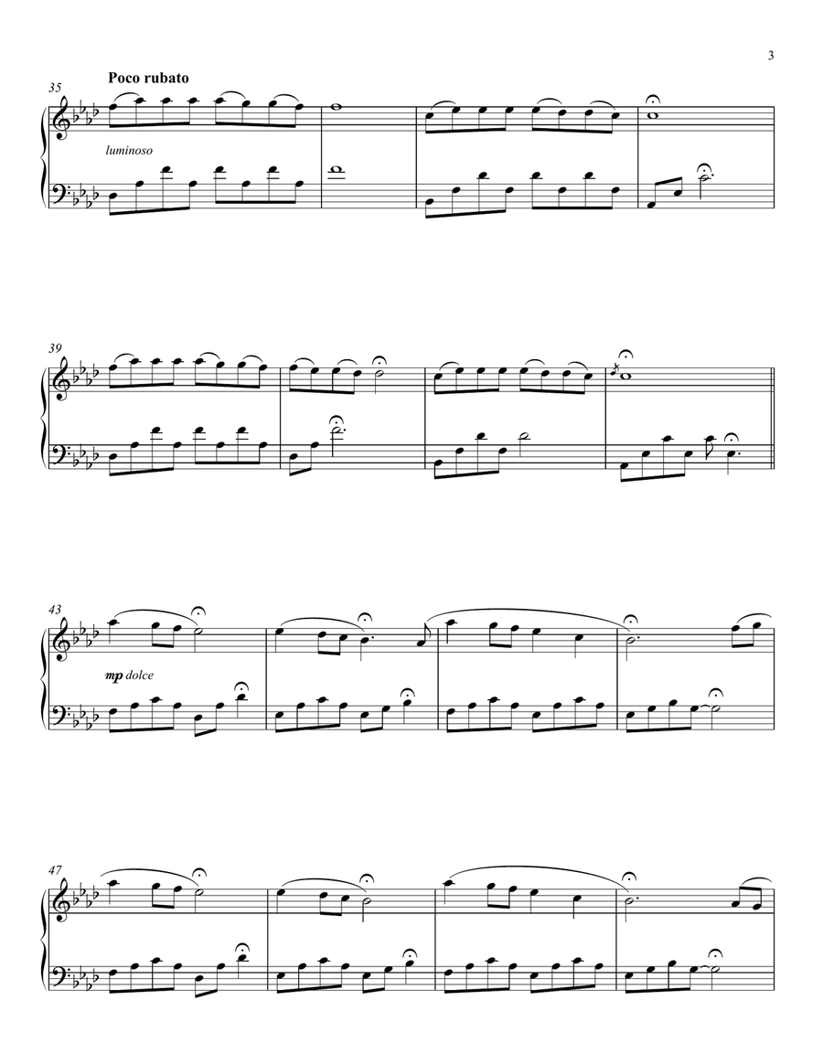 Temple White Piano Solo scores gallery preview page 3