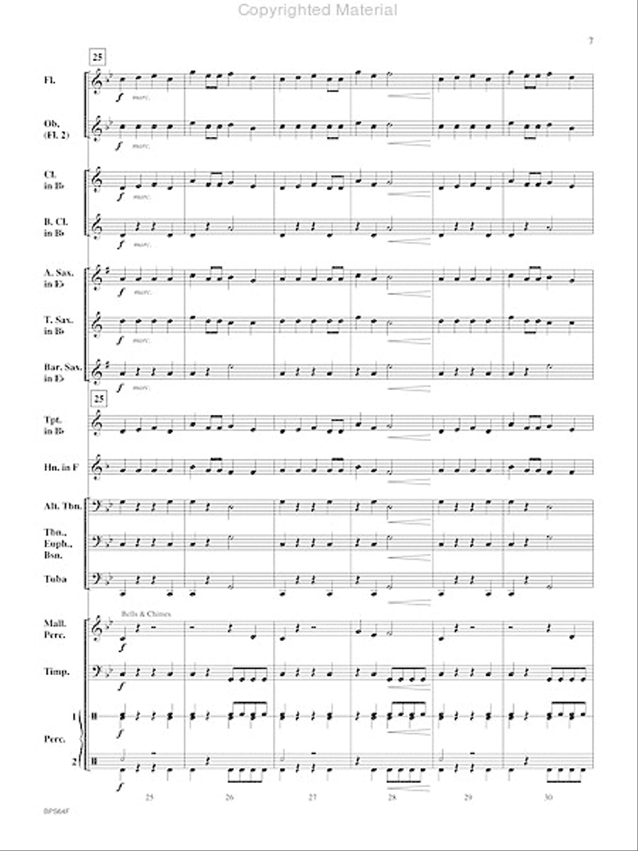 Antagonist Concert Band scores gallery preview page 8