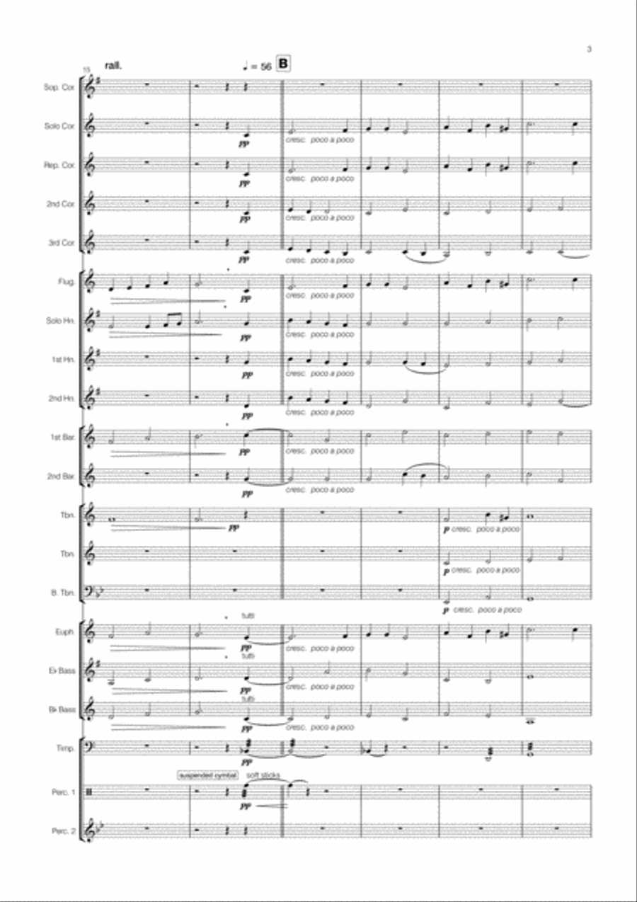 Little Hymn Little Hymn Concert Band scores gallery preview page 3