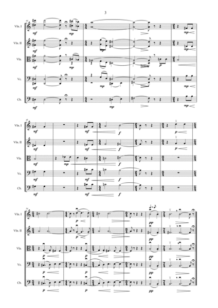 "Hymn" for string orchestra
