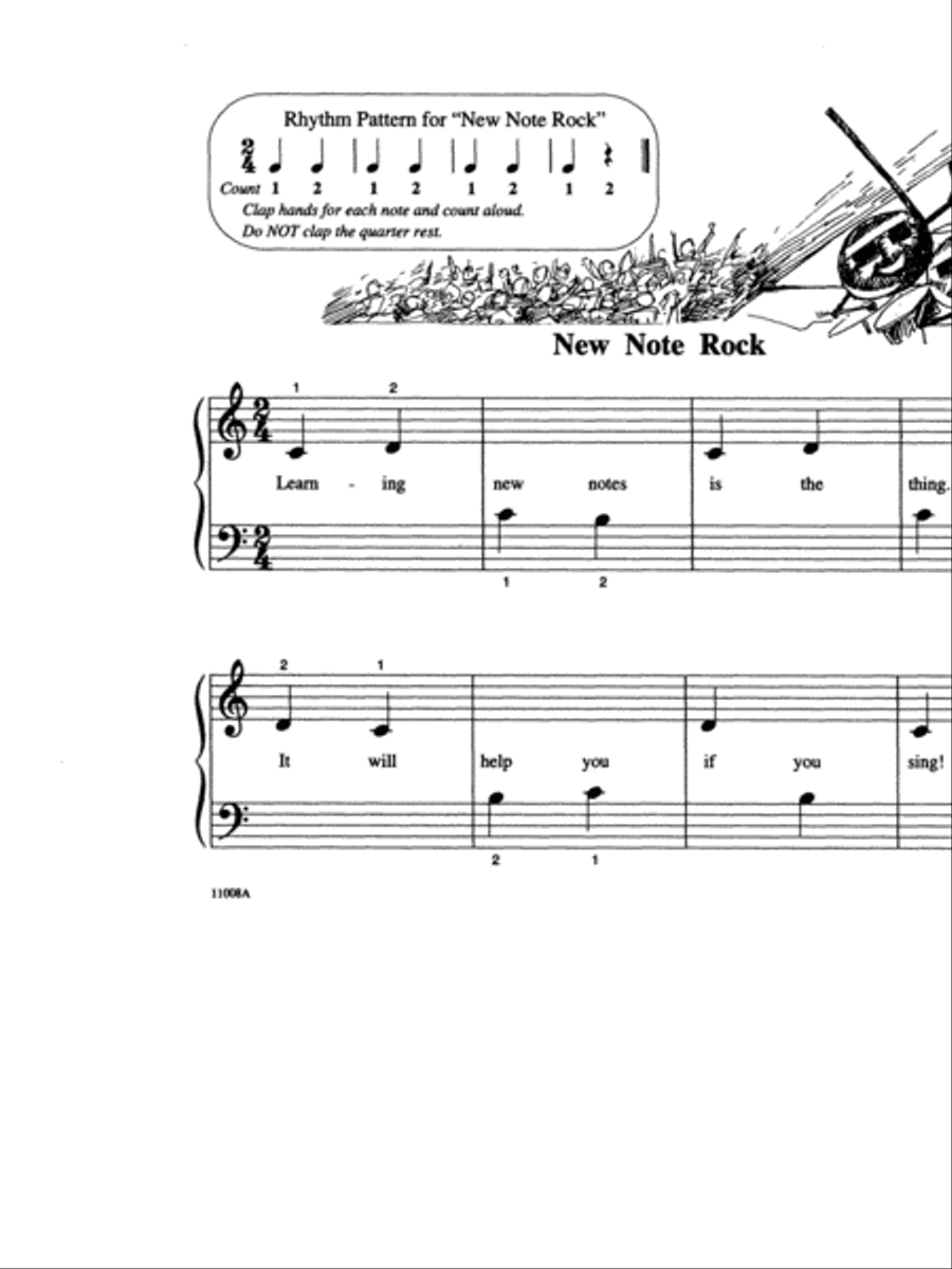 Michael Aaron Piano Course Lessons Primer Piano Method scores gallery preview page 3
