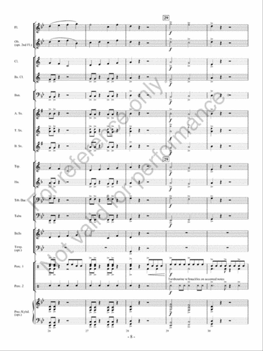 Nighthawk Concert Band scores gallery preview page 9