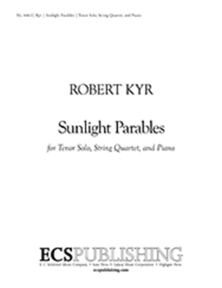 Book cover for Sunlight Parables (Score)