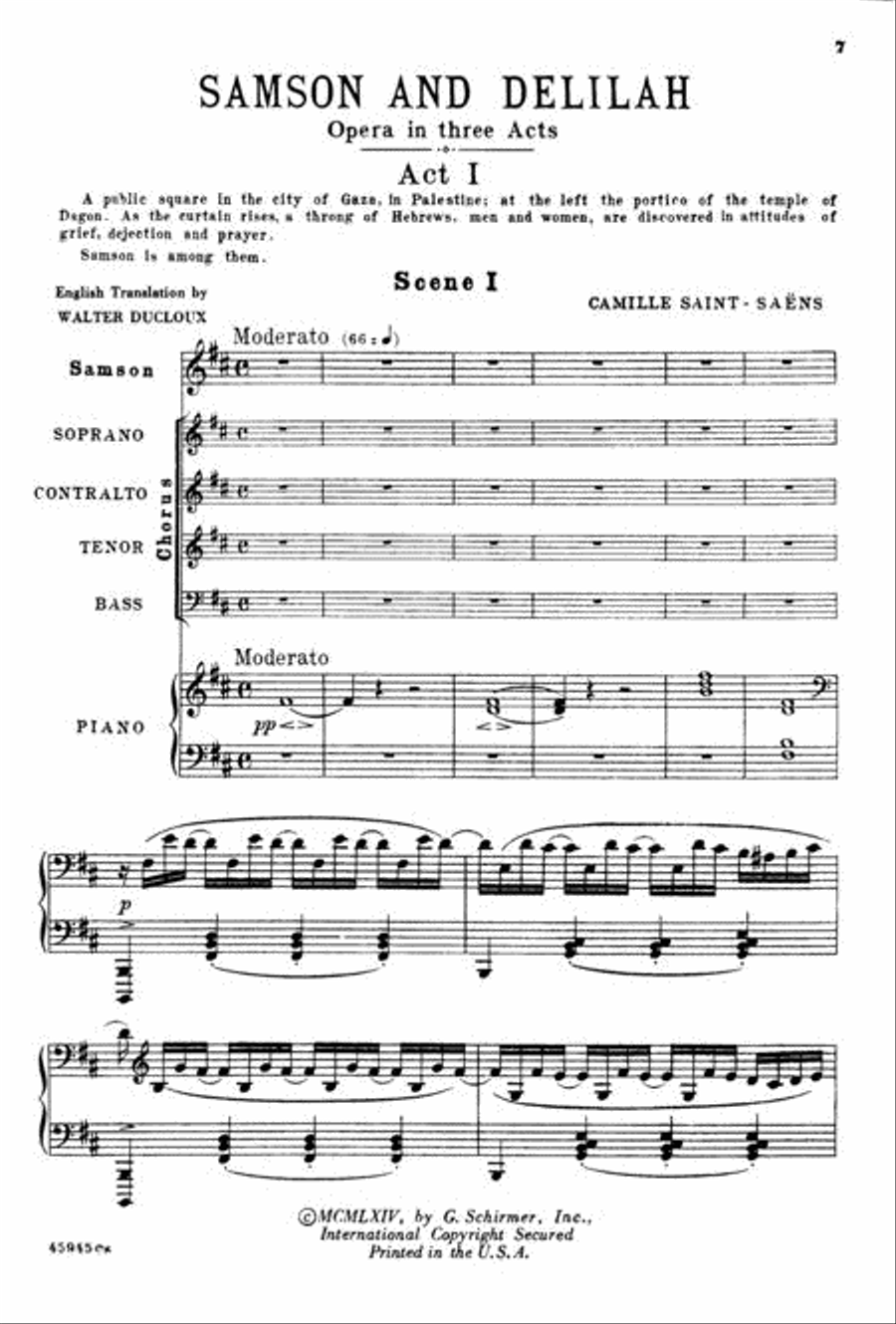 Samson and Delilah Voice scores gallery preview page 2