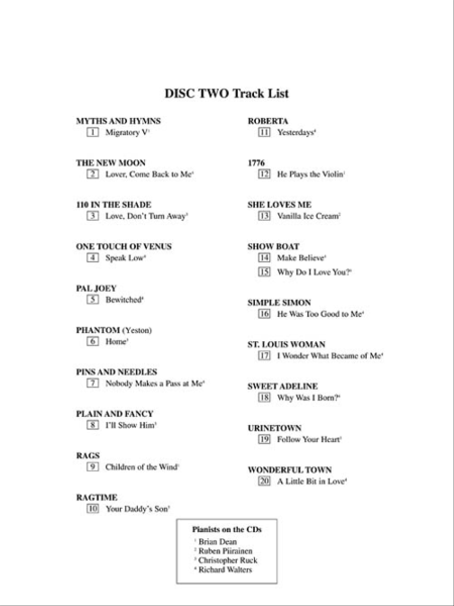 Singer's Musical Theatre Anthology – Volume 4 Soprano Voice scores gallery preview page 3