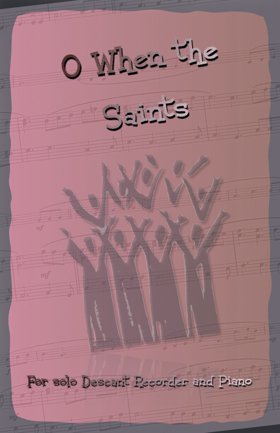 O When the Saints, Gospel Song for Descant Recorder and Piano Soprano Recorder scores gallery preview page 1