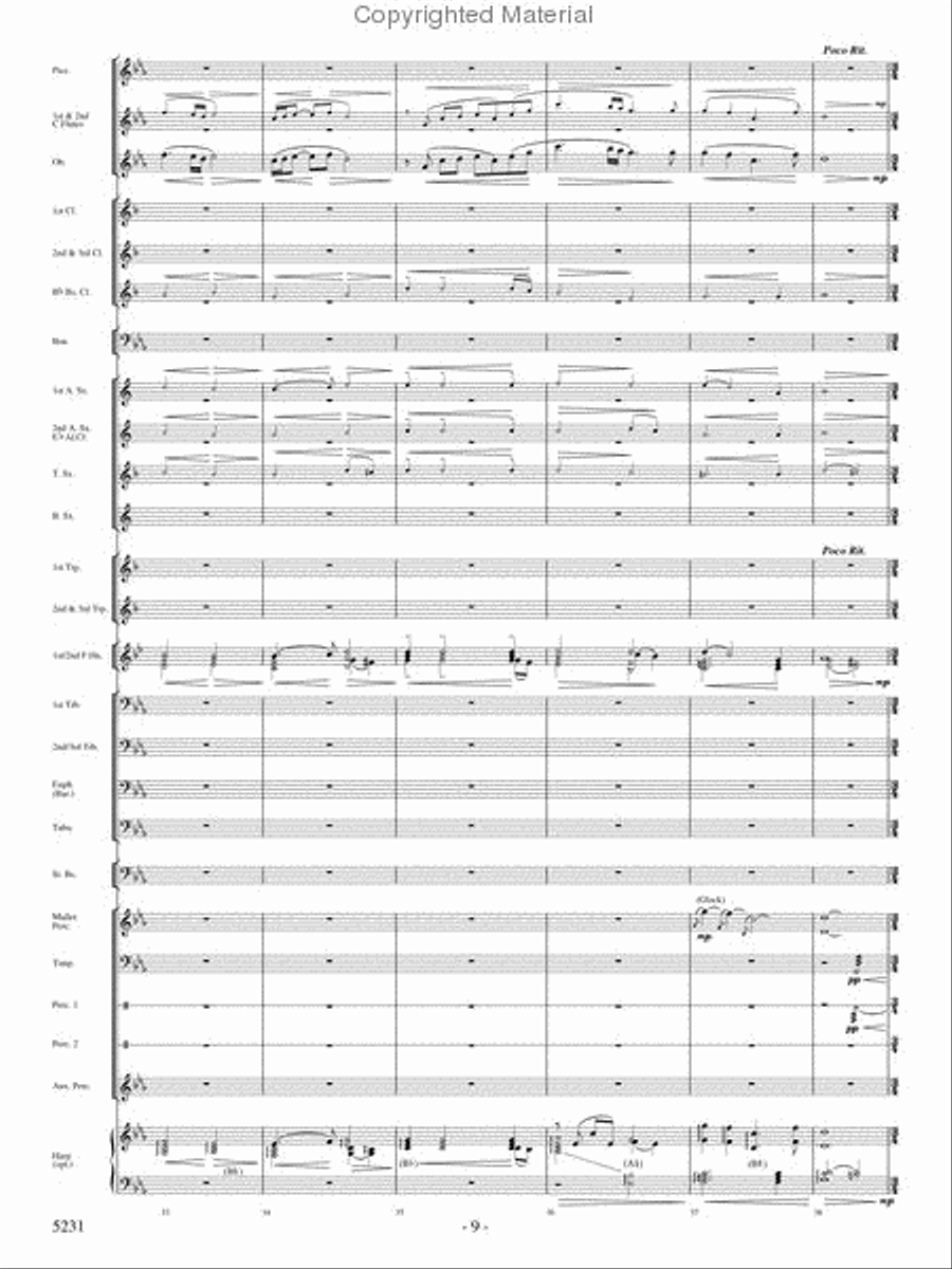 Pilatus: Mountain of Dragons Concert Band scores gallery preview page 7