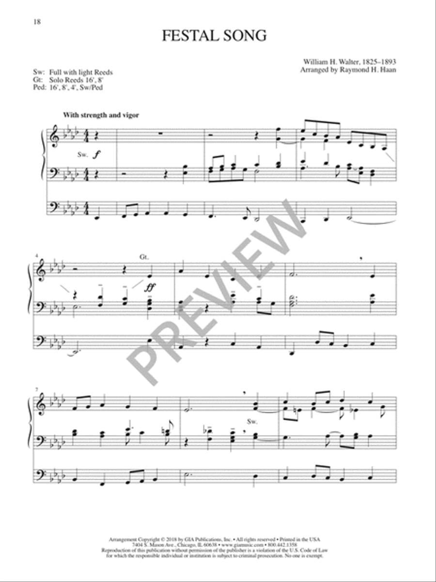 Gathered to Worship - Volume 3 Hymn Anthems scores gallery preview page 20