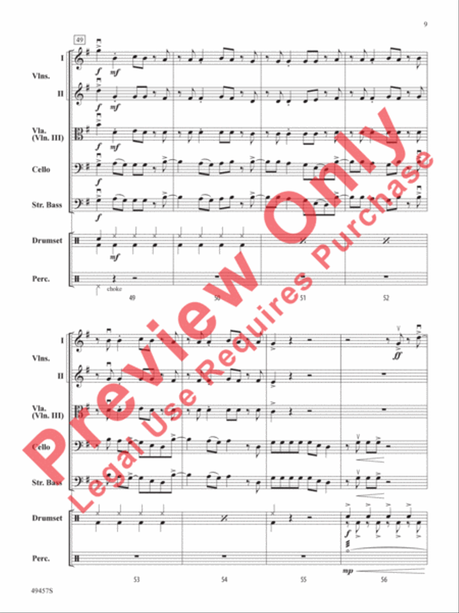 She Had Me at Heads Carolina String Orchestra scores gallery preview page 10