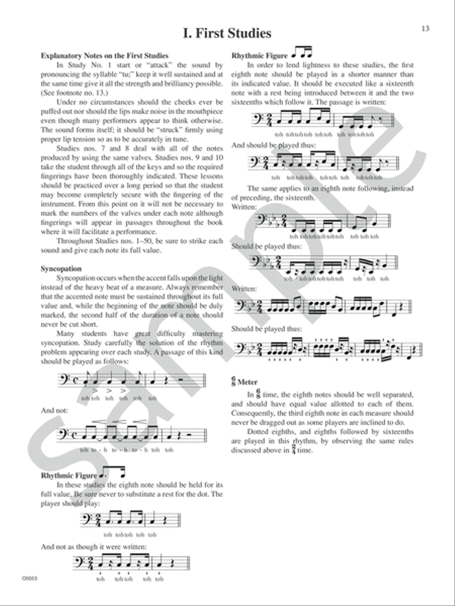 Complete Conservatory Method for CC Tuba Tuba scores gallery preview page 15