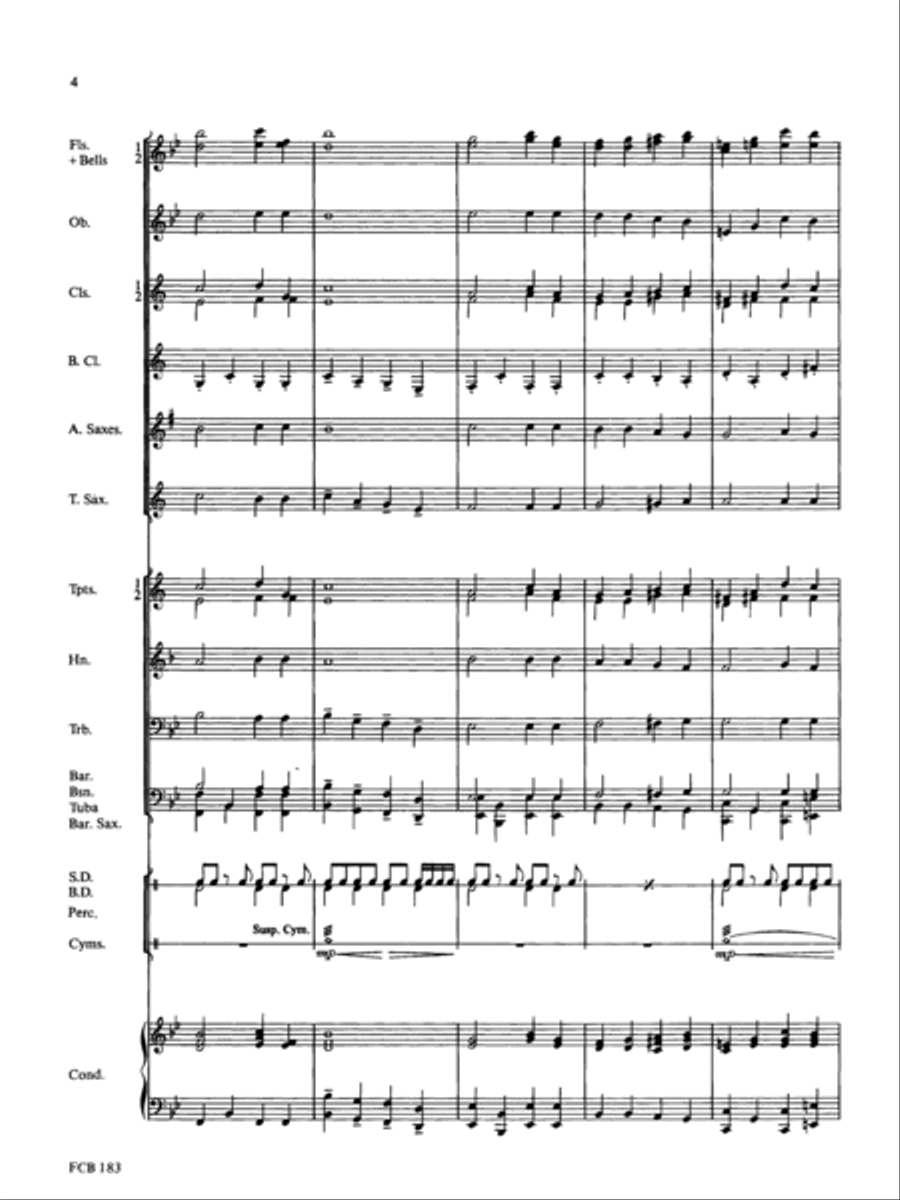 Anchors Aweigh Anchors Aweigh Concert Band scores gallery preview page 4
