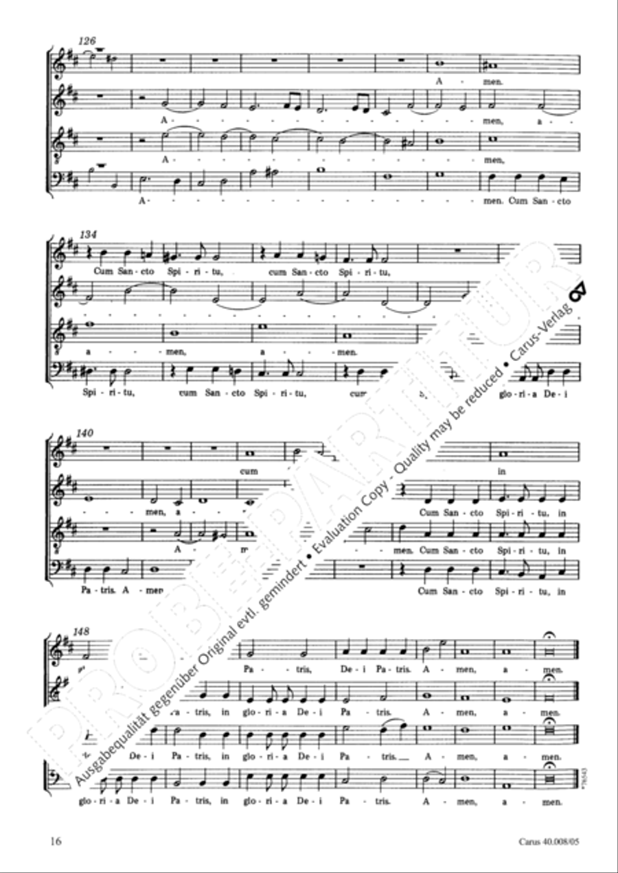 Introduzione e Gloria 4-Part scores gallery preview page 17