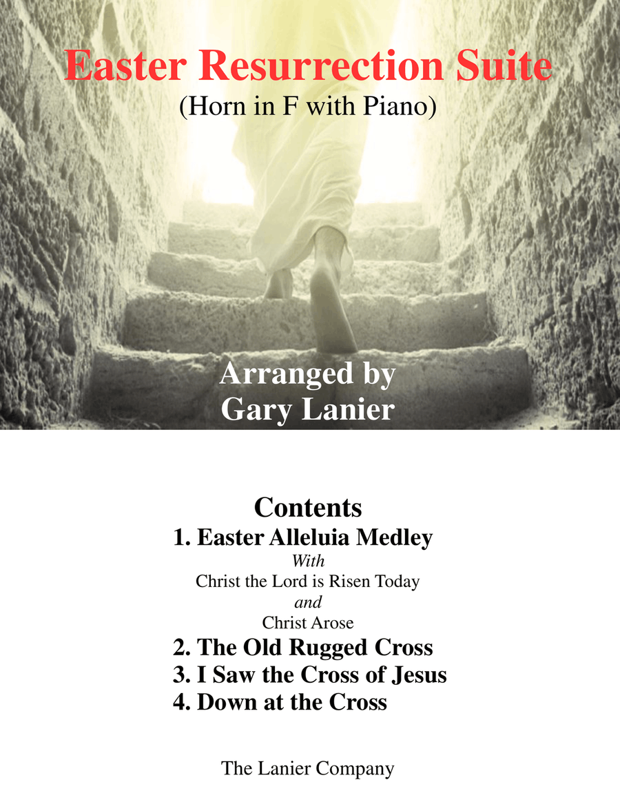 Easter Resurrection Suite (Horn in F and Piano with Parts) Piano scores gallery preview page 1