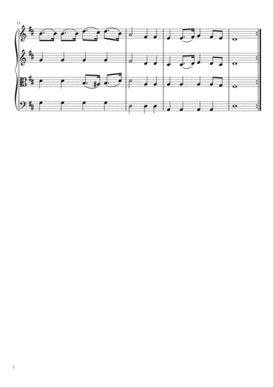 Shall We Gather at the River String Quartet scores gallery preview page 3