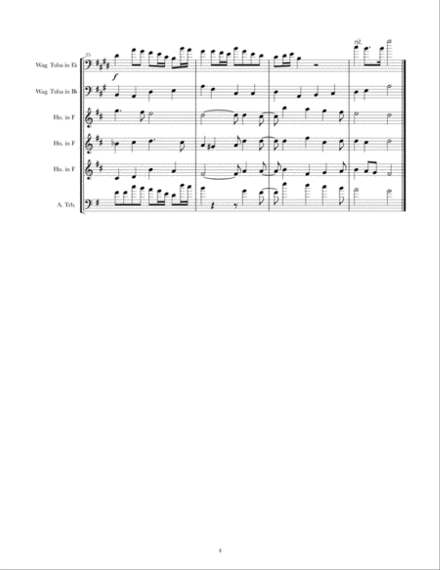 Three kings from Persian lands afar Brass Ensemble scores gallery preview page 4
