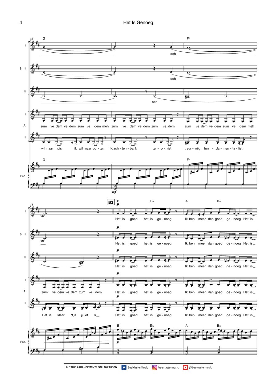 Het Is Genoeg SSAA scores gallery preview page 4