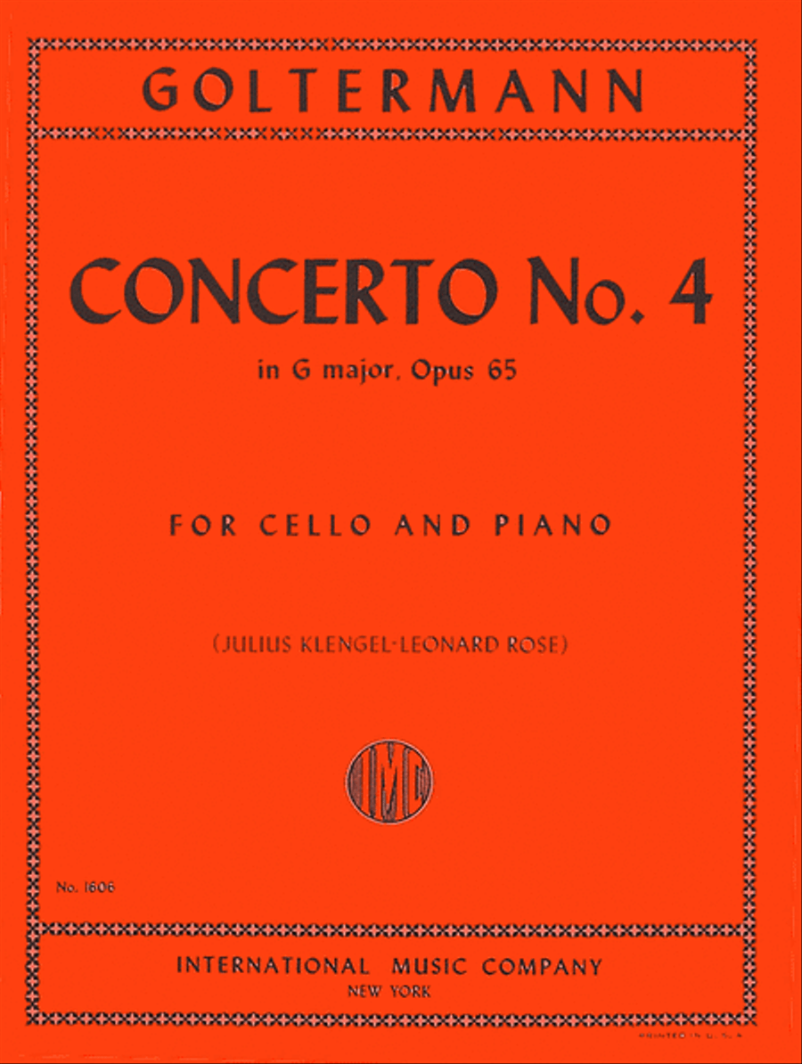 Concerto No. 4 In G Major, Opus 65 Piano Accompaniment scores gallery preview page 1