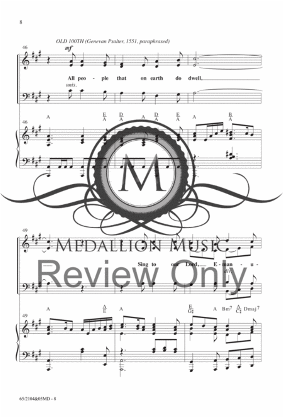 Love Made a Way - SATB with Performance CD 4-Part scores gallery preview page 9