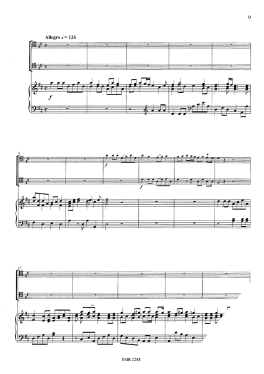 Sonata in D Trombone Duet scores gallery preview page 7