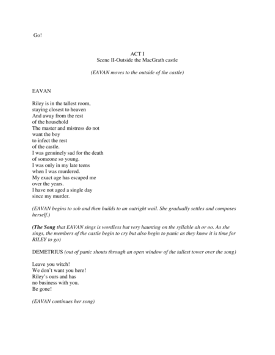 Eavan (Libretto) Voice Solo scores gallery preview page 3