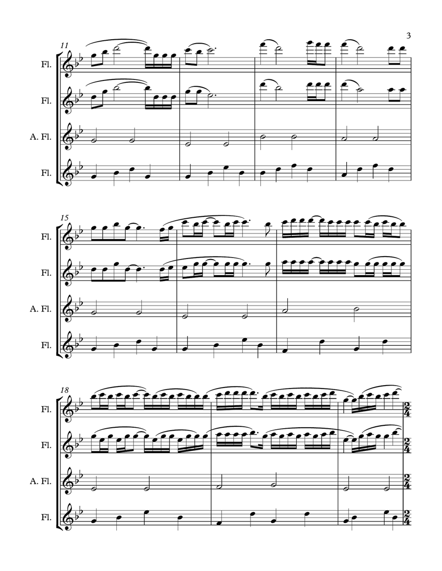 Someone Like You Woodwind Ensemble scores gallery preview page 3