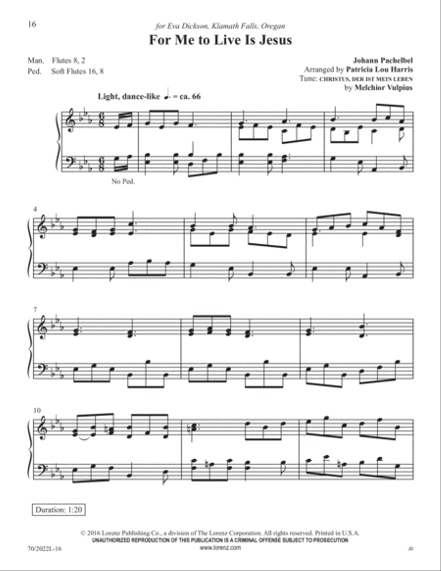 Easy Organ Library, Vol. 61 Organ Solo scores gallery preview page 7