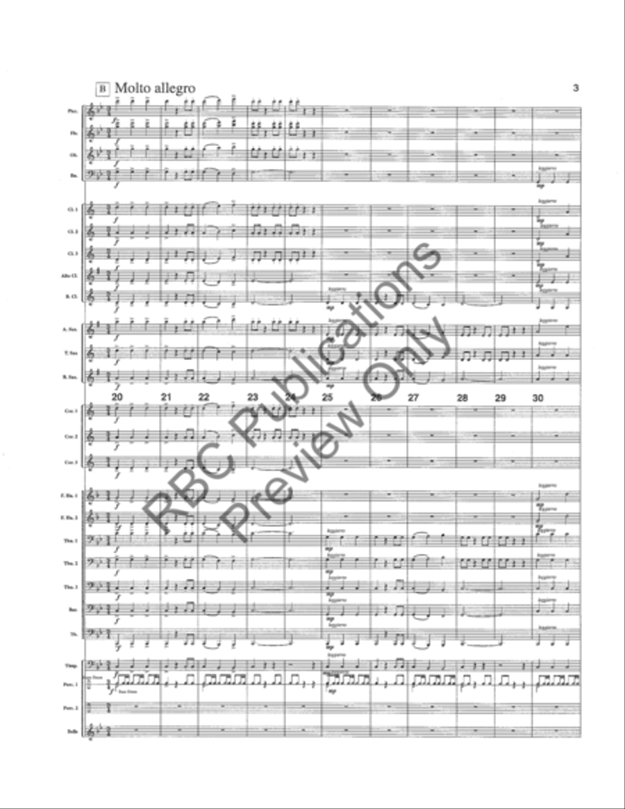 Celtic Legend (Score) Celtic Legend (Score) Concert Band scores gallery preview page 6