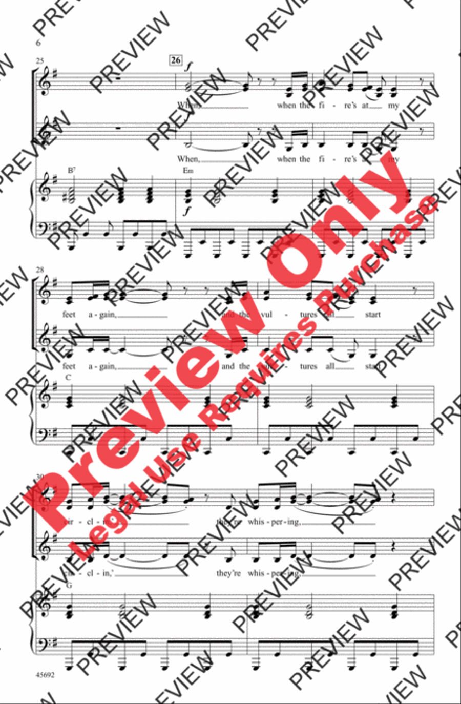 Rise Rise Women's Choir scores gallery preview page 5