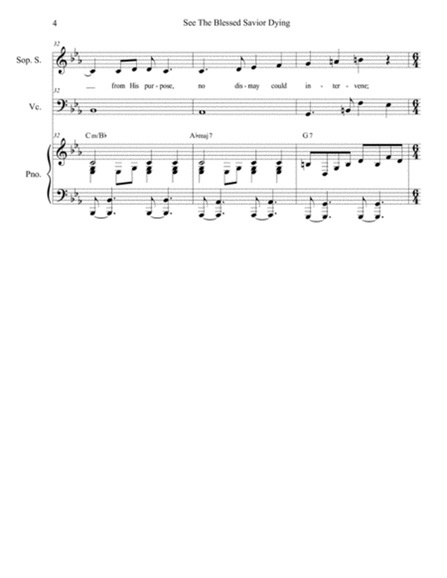 See The Blessed Savior Dying (for Soprano Solo & SATB) image number null