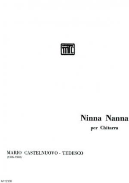 Ninna-nanna : for guitar, op. 170, Nr. 14, 1957
