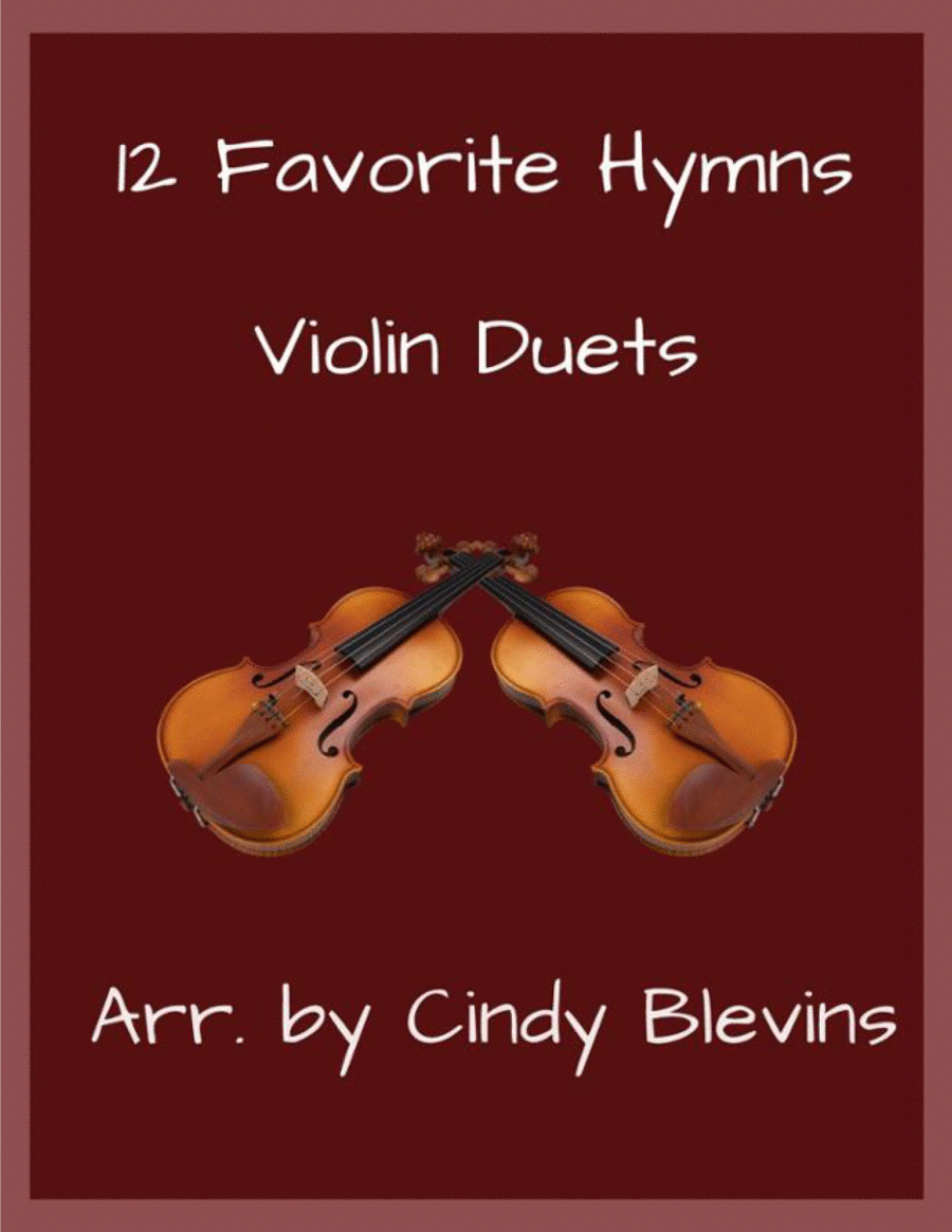 12 Favorite Hymns, Violin Duets String Duet scores gallery preview page 1