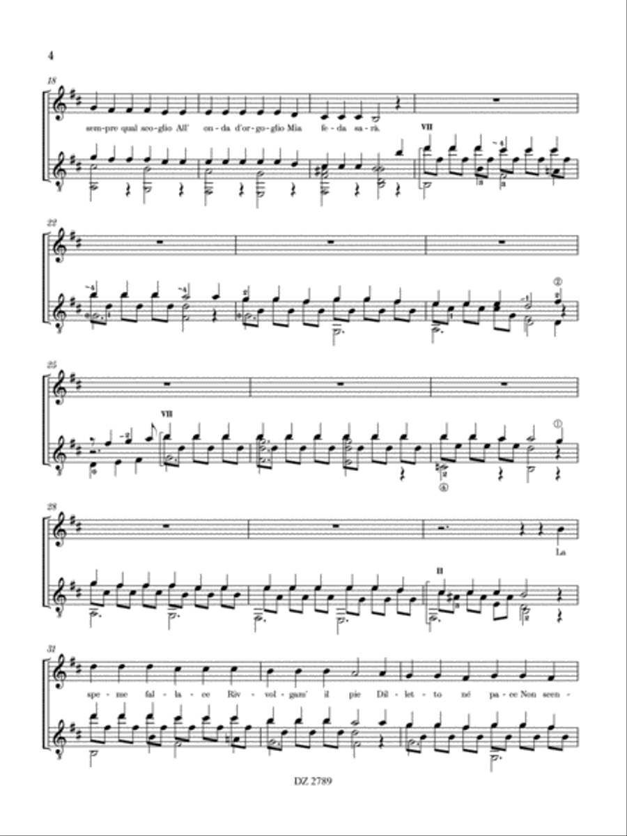 Si dolce e’l tormento Classical Guitar scores gallery preview page 4