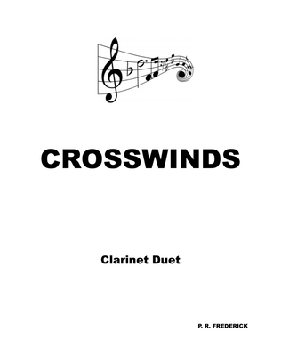 Book cover for Crosswinds (Clarinet Duet)